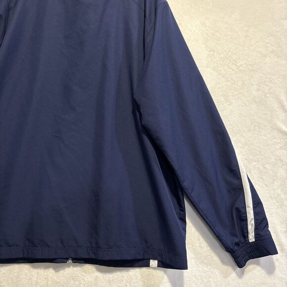 Under Armour Track Jacket Men’s XL Essential Woven Windbreaker Mesh Lined Blue - Picture 12 of 15